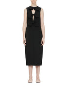 abito tubino fiocchi cady nero - Frida SRL