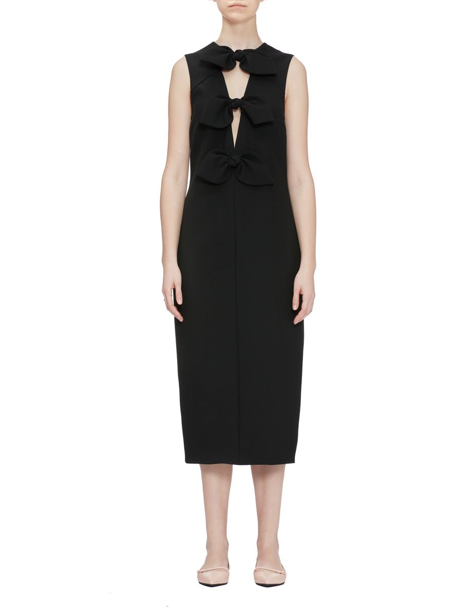 abito tubino fiocchi cady nero - Frida SRL