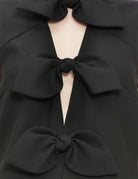 abito tubino fiocchi cady nero - Frida SRL