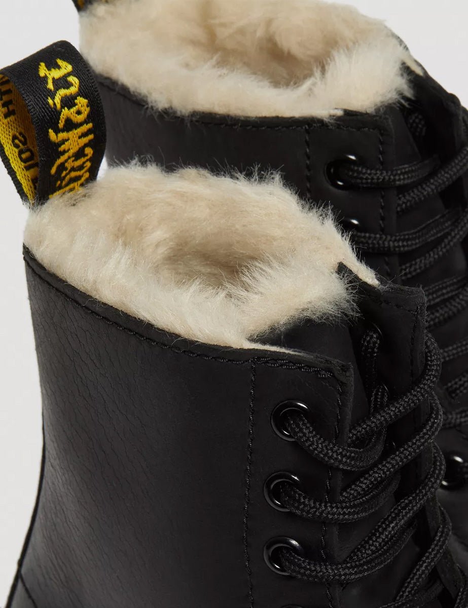 anfibio serena fur black wyoming - dr martens - anfibio