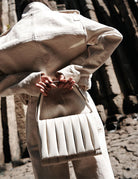 bag feronia vegan shell - the moire - clutch