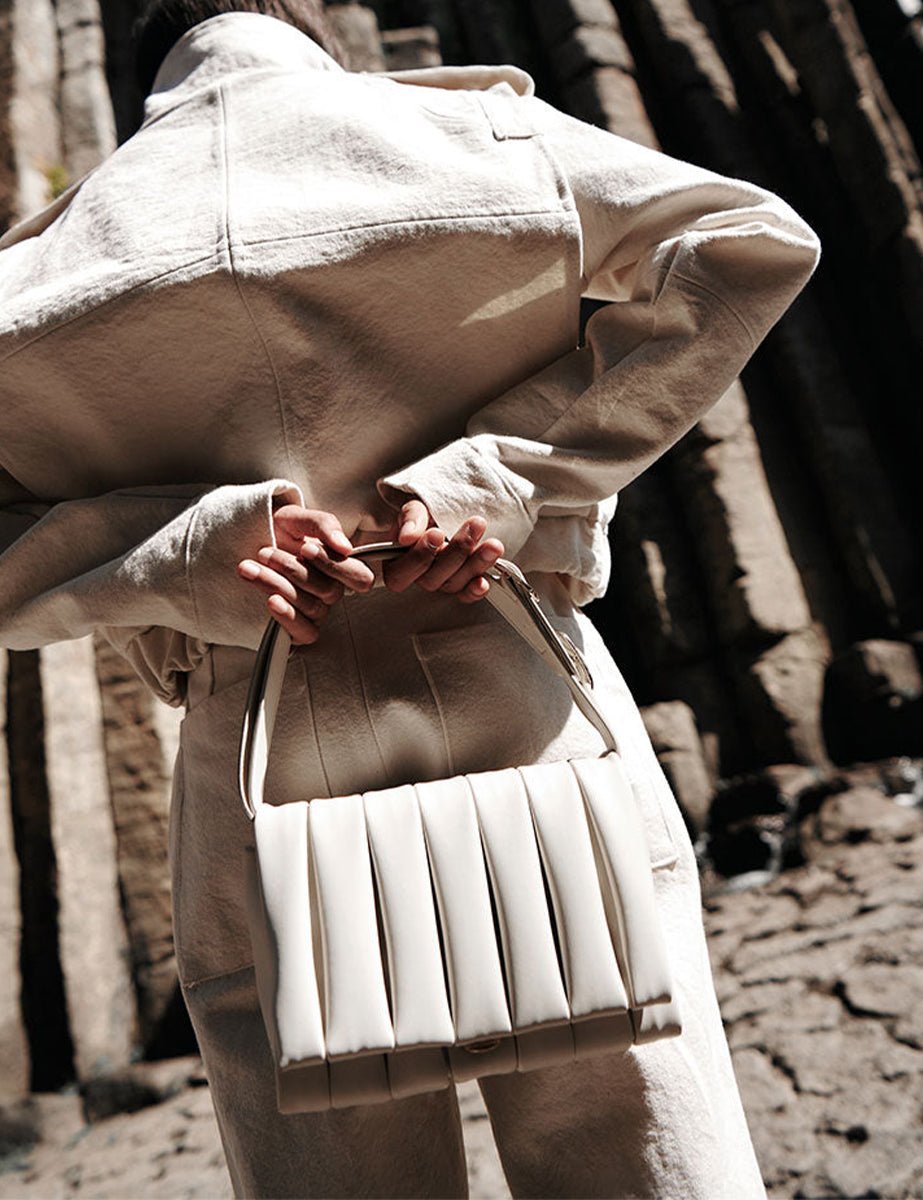 bag feronia vegan shell - the moire - clutch