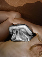 bag gea pineapple silver - the moire - clutch