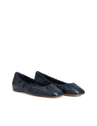 ballerina drappeggio nappa blu navy - Frida SRL