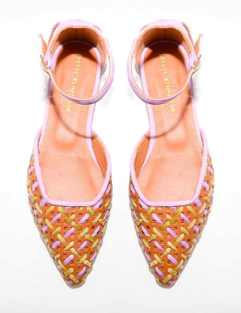 ballerina glicine cuoio - poesie veneziane - ballerina