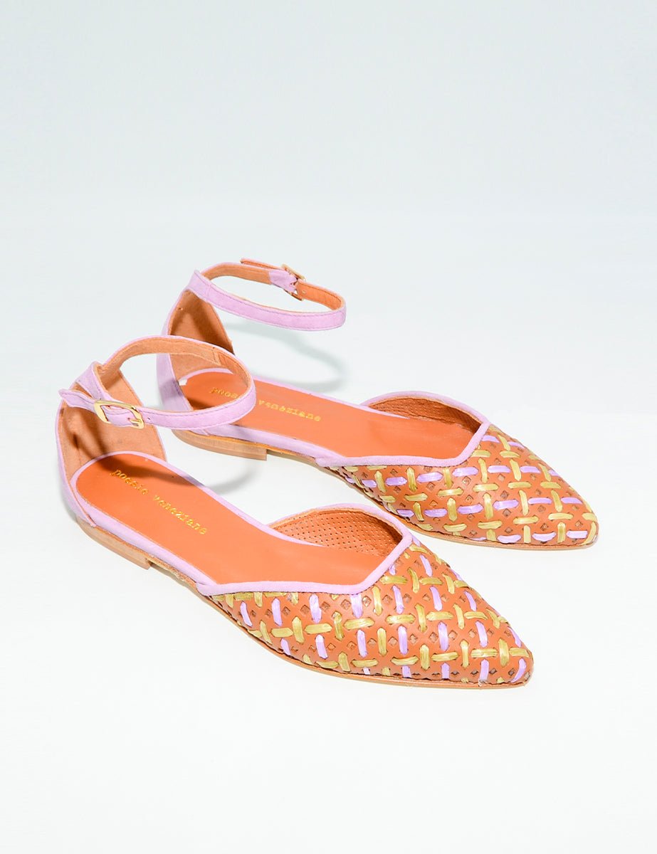 ballerina glicine cuoio - poesie veneziane - ballerina