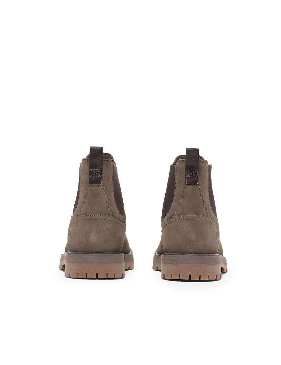 beatles chelsea britton road nabuck marrone - timberland - stivaletto