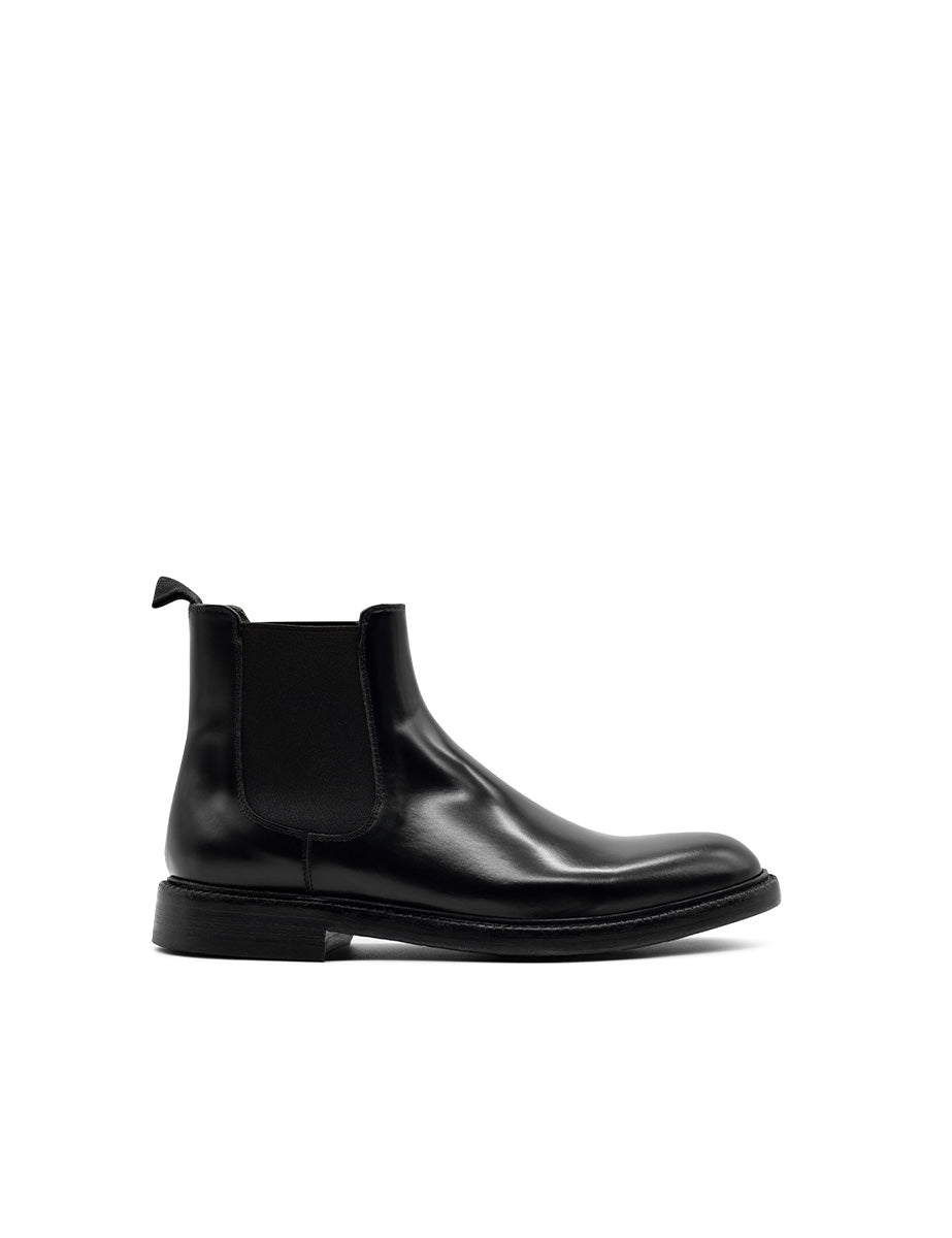 beatles pelle nero - green george - stivaletto