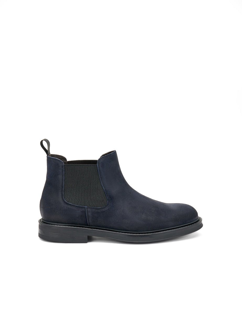 beatles suede rustic blu - frau - stivaletto