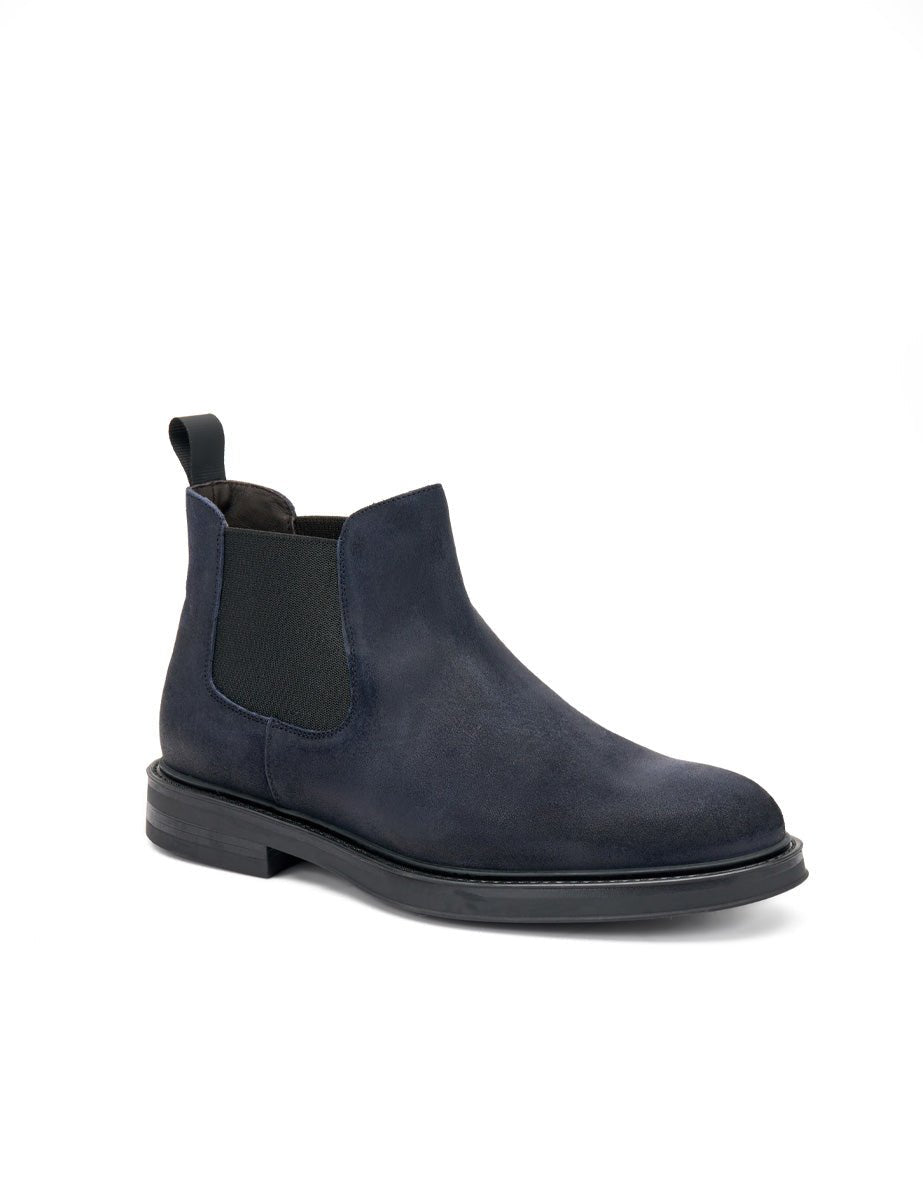 beatles suede rustic blu - frau - stivaletto