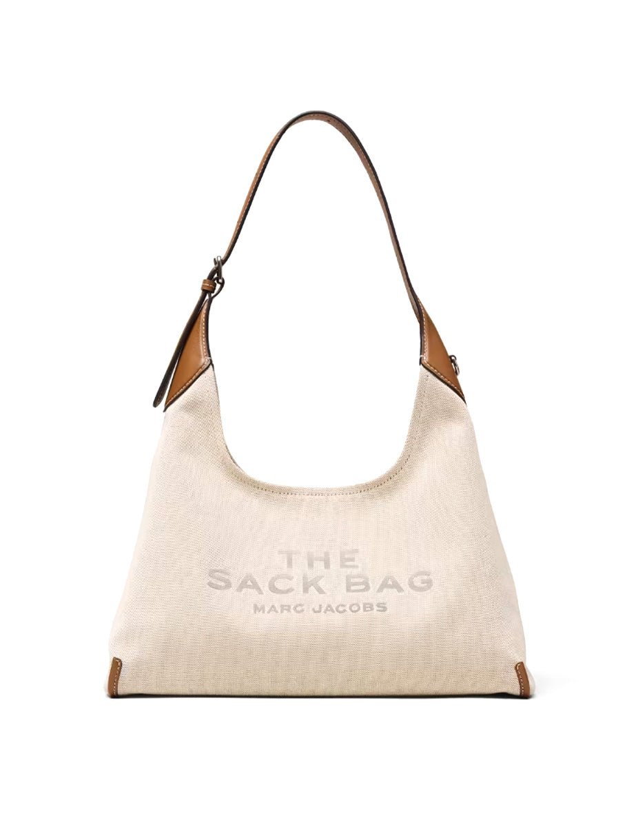belted sack bag canvas beige - marc jacobs - shopper
