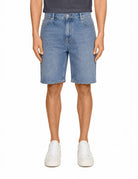 bermuda alex summer light blue denim - selected - bermuda