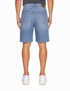 bermuda alex summer light blue denim - selected - bermuda