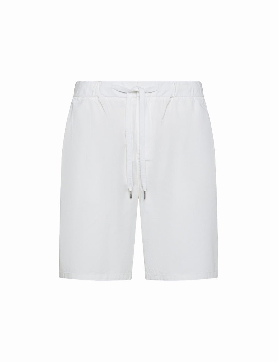 bermuda coulisse cotone bianco - Frida SRL