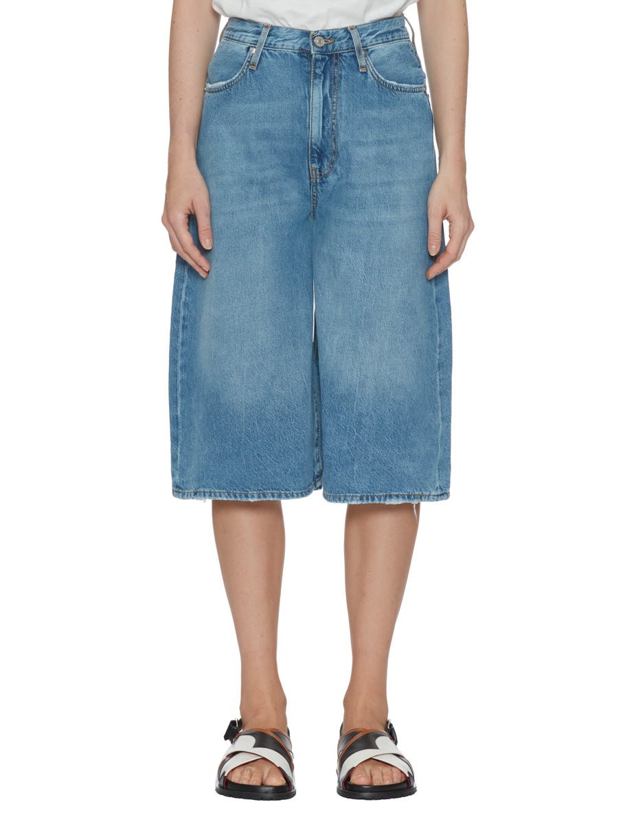bermuda denim tencel blu ocean - roy rogers - bermuda