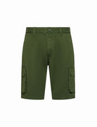 bermuda tascone cotone verde scuro - Frida SRL