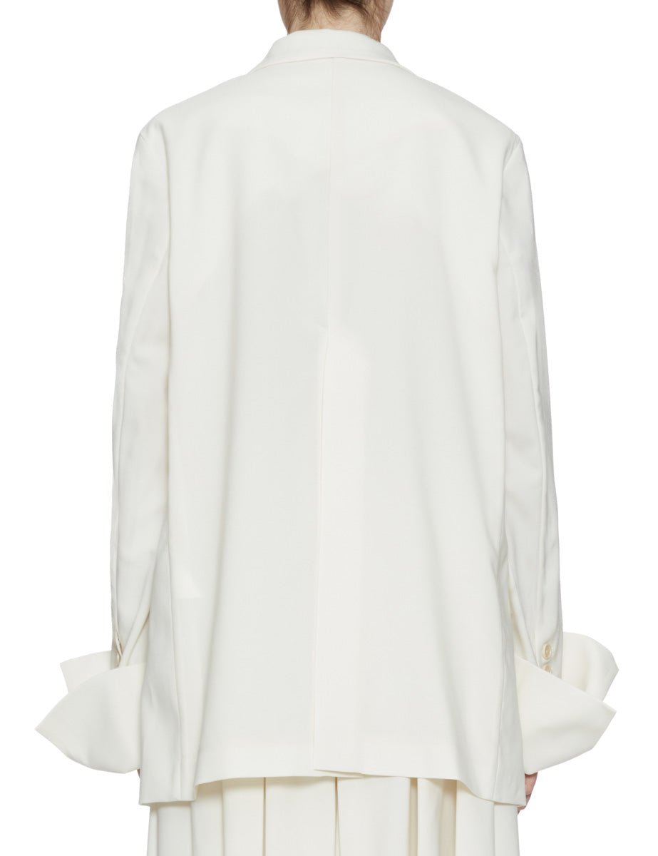 blazer birkin over crepe ecru - jejia - blazer