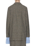blazer birkin principe di galles grigio - jejia - blazer