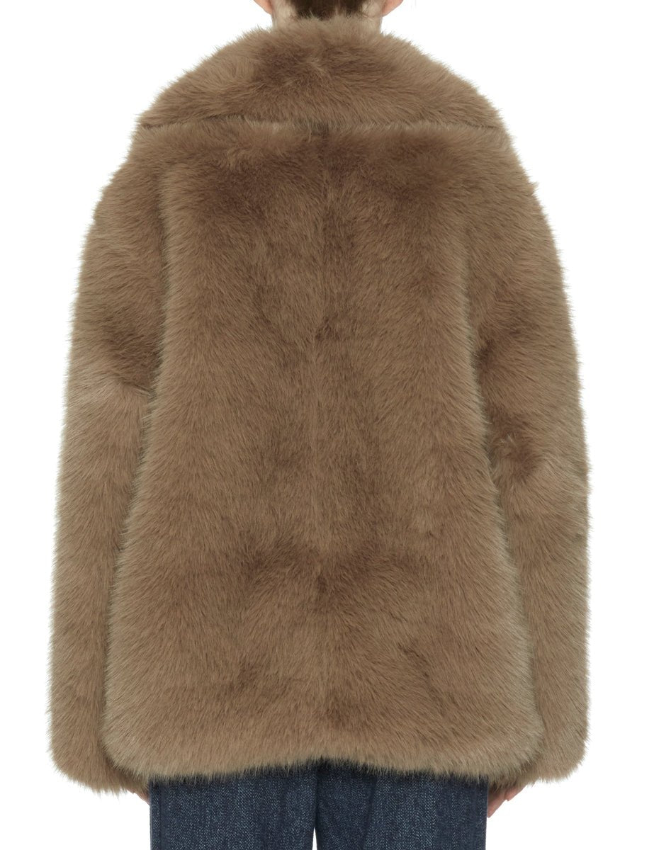 blazer chad ecopelliccia tabacco - molliolli - blazer