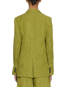 blazer cotone crinkle aloe - Frida SRL