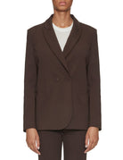 blazer doppiopetto revers lancia punto milano moro - blufrida - blazer