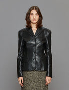 blazer fitted nero - rotate - blazer
