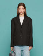 blazer liam black - tibi - blazer