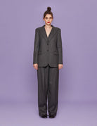 blazer monopetto antracite - Frida SRL