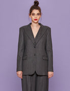 blazer monopetto antracite - Frida SRL