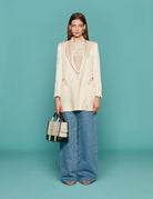 blazer novalis robe ivory - blaze - blazer