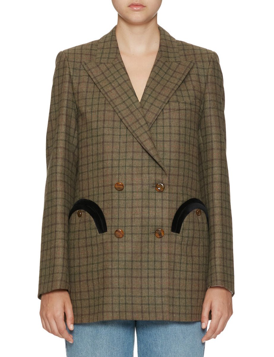blazer olmida everyday green mix - blaze - blazer
