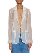 blazer organza silk giglio - Frida SRL