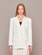 blazer over gabrielle bianco sporco - hebe studio - blazer