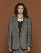 blazer over nero bianco - Frida SRL