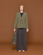 blazer roxstar charmer doppiopetto olive - blaze - blazer