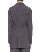 blazer sahariana grey purple - alysi - blazer