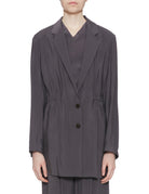 blazer sahariana grey purple - alysi - blazer