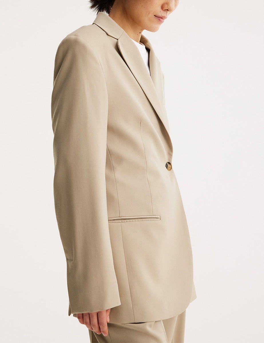 blazer spallotte beige - rohe - blazer