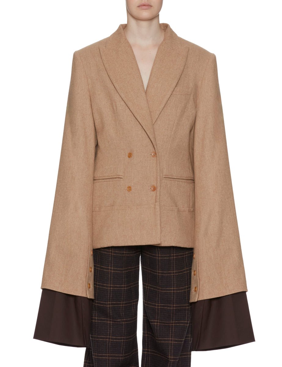 blazer twiggy doppiopetto colonial - jejia - blazer