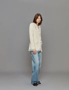 blazer volant pizzo butter - Frida SRL