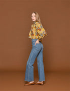 blusa alberta marigold - ulla johnson - camicia manica lunga