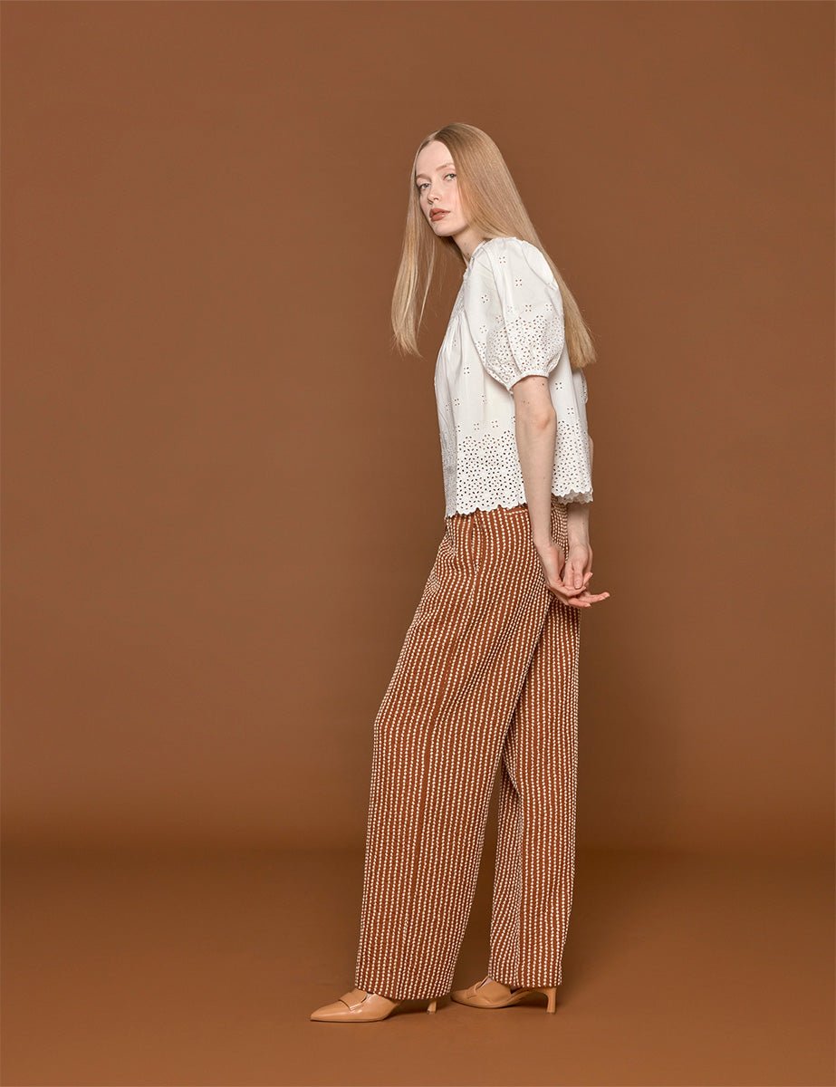 blusa aviana cowrie - ulla johnson - camicia manica corta