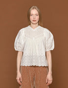 blusa aviana cowrie - ulla johnson - camicia manica corta
