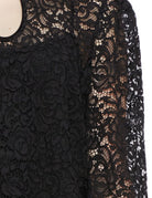 blusa domino pizzo black - Frida SRL