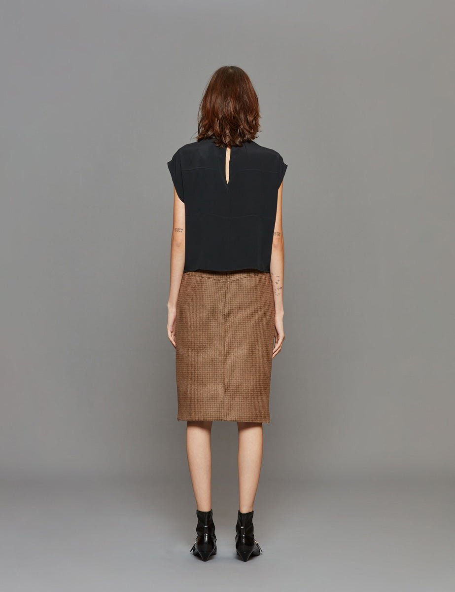 blusa fiocchetto nero - Frida SRL