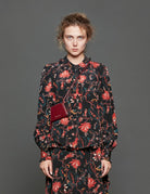 blusa philipa fiori - ulla johnson - camicia manica lunga