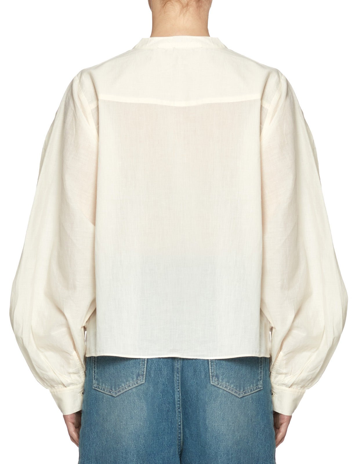 blusa riko fiocco ruffles cowrie - ulla johnson - camicia manica lunga