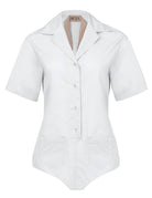 body cotone taschine bianco - Frida SRL