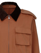 bomber bio twill salmone - Frida SRL