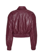 bomber ecoleather zinfandel bordeaux - rotate - bomber